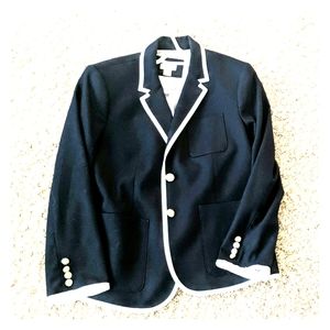 J.Crew navy Blazer with gold buttons